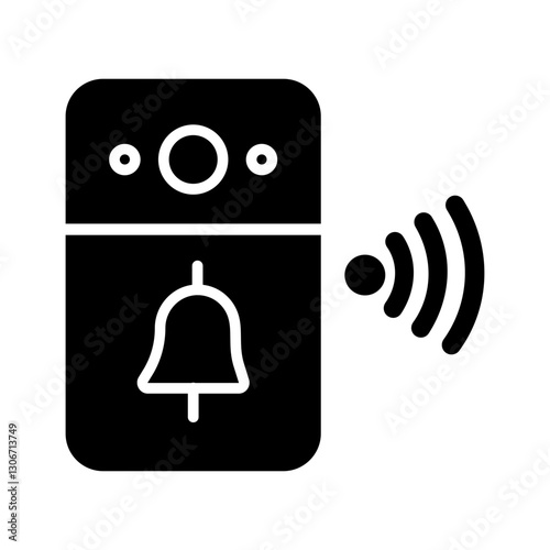 Video Doorbell Vector Icon