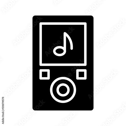 MP3 Player Vector Icon