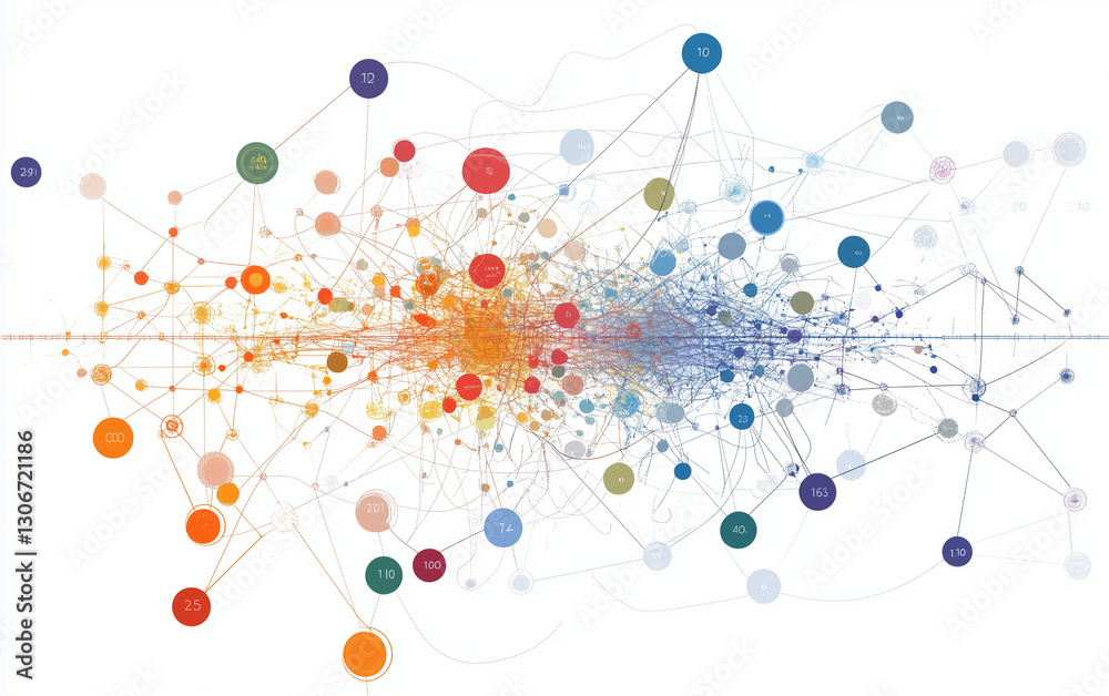 A depiction of a self-learning neural network in action, pushing streams of data and complex algorithms simulating the learning process. A depiction of a self-learning neural network in action, pushing streams of data and complex algorithms simulating the learning process.