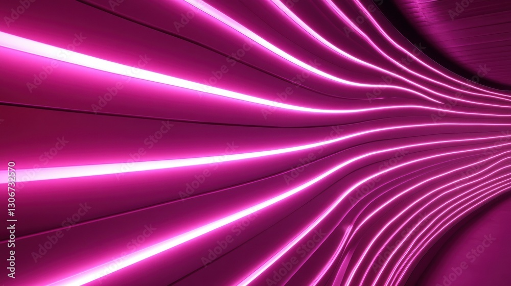 Abstract Pink Neon Lights Tunnel: A Captivating Display of Modern Architectural Design and Illumination Abstract Pink Neon Lights Tunnel: A Captivating Display of Modern Architectural Design and Illumination