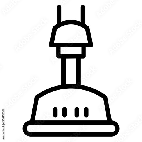 Washing Vacuum Cleaner Line Icon