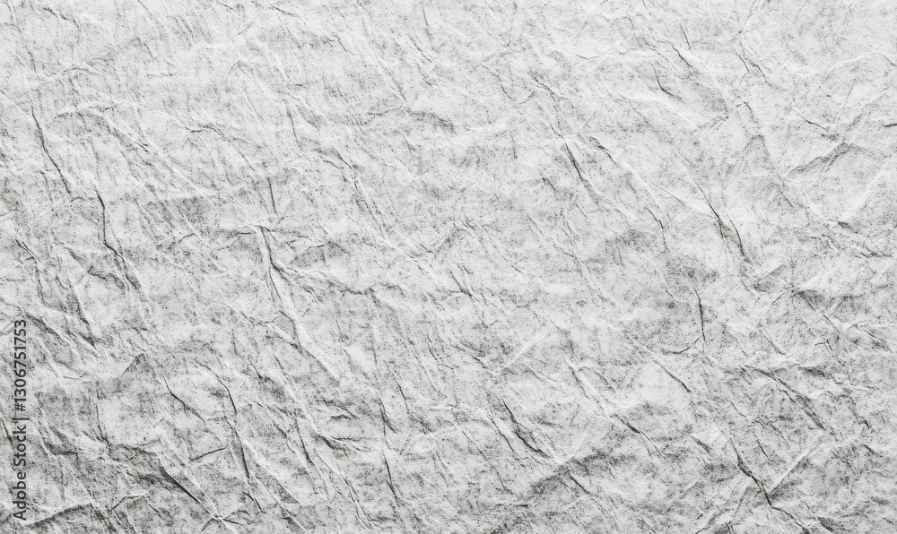 Naklejka premium White recycled craft paper texture as background. Grey paper texture, Old vintage page or grunge vignette of old newspaper.