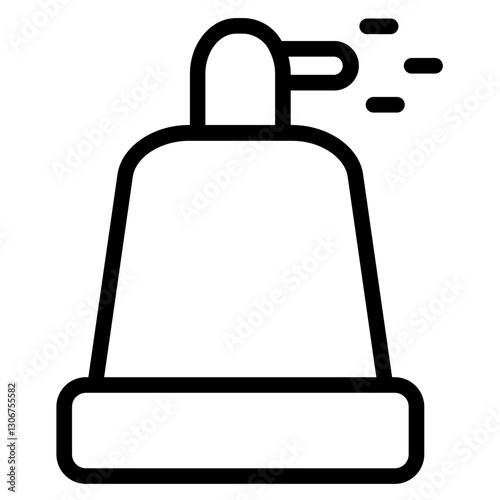Air Brush Spray Line Icon