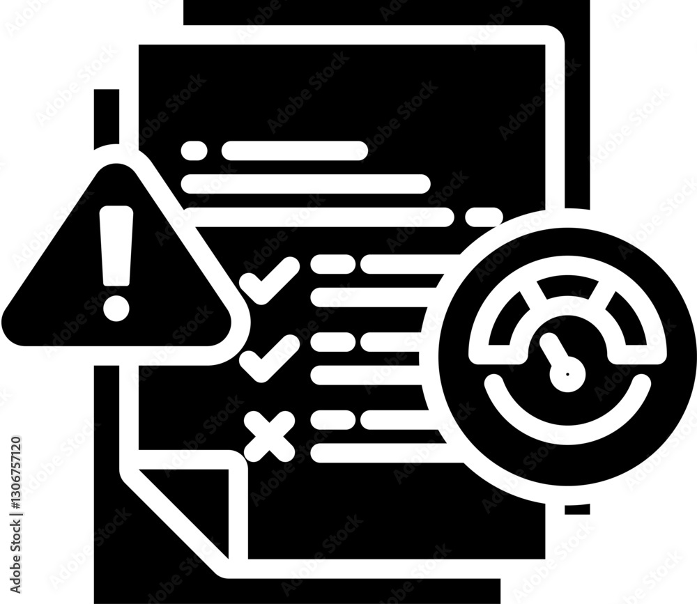 Risk Scoring Icon in Glyph Style. Simple Vector Design. Simple Vector Glyph Icon Risk Scoring Icon in Glyph Style. Simple Vector Design. Simple Vector Glyph Icon