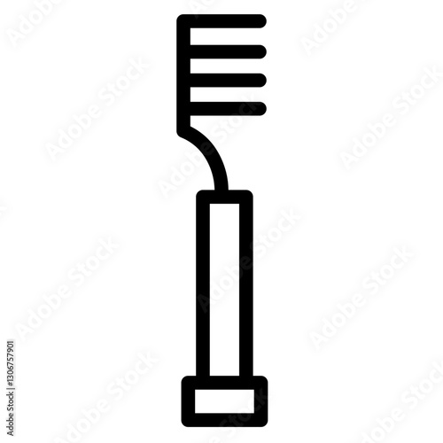 Brush Care Pet Line Icon