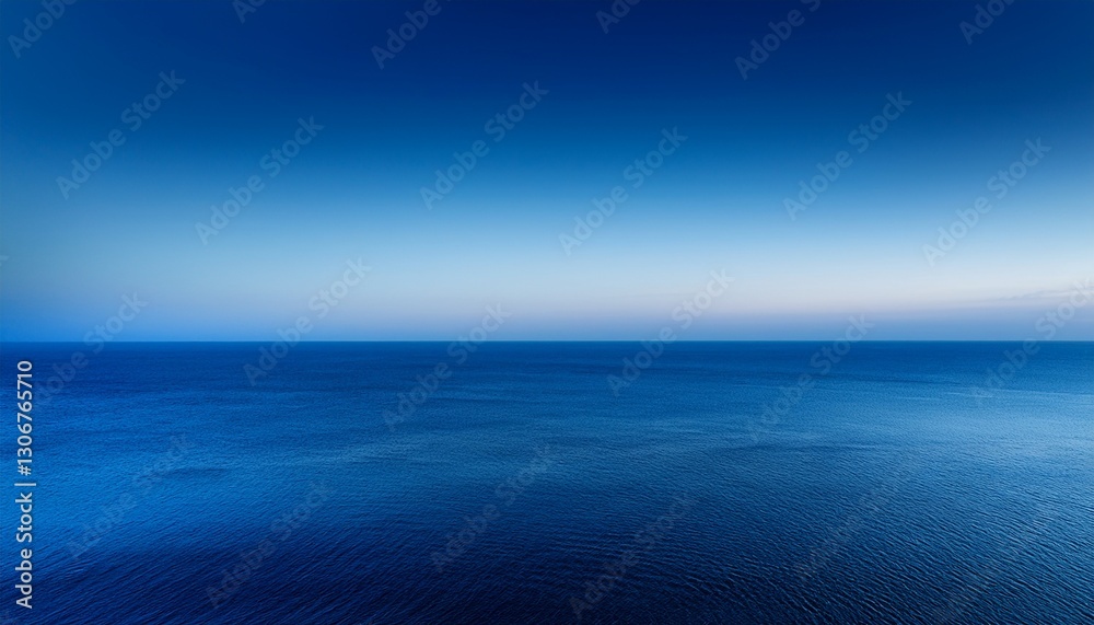 Fototapeta premium 深みのあるネイビーとミッドナイトブルーの混ざり合うグラデーション。