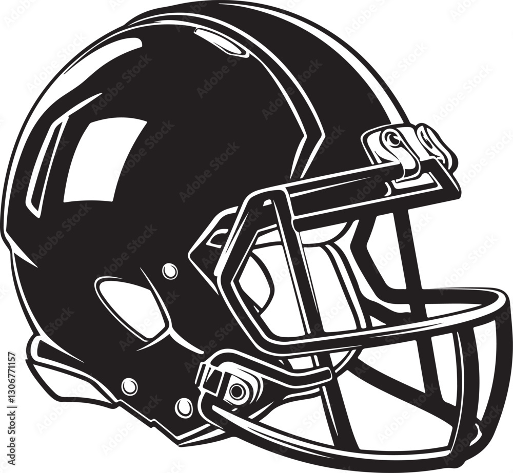 Fototapeta premium Advanced Headgear: Unmatched Helmet Protection