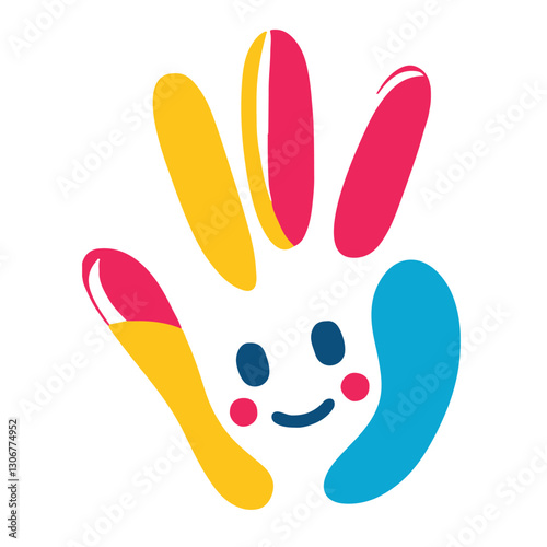 Logo of an outstretched hand with the middle finger