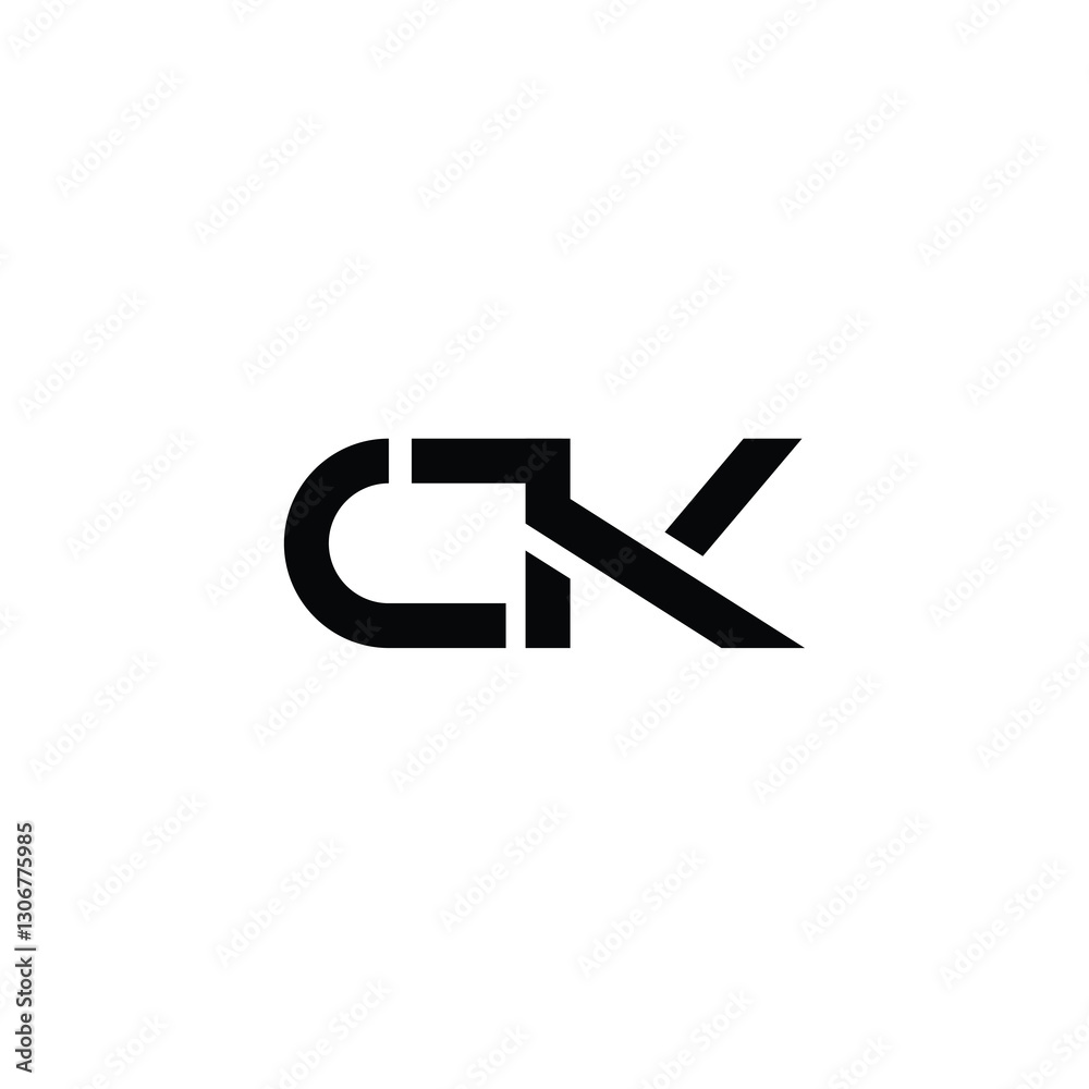 CK monogram logo design letter text name symbol monochrome logotype alphabet character simple logo CK monogram logo design letter text name symbol monochrome logotype alphabet character simple logo