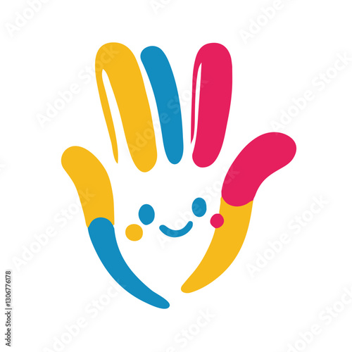 Logo of an outstretched hand with the middle finger