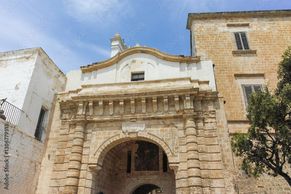Obraz premium The Old town of Polignano a Mare, Apulia Region, Italy
