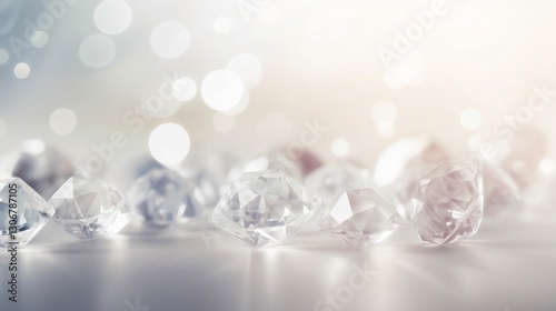 Sparkling Diamonds for Elegant Background.