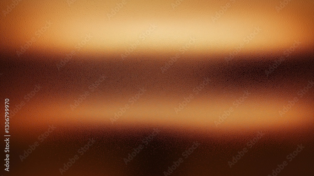 Fototapeta premium Dark brown and copper abstract background with wavy gradient