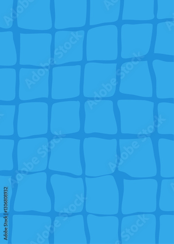 Superficie de piscina con ondas y sombra
