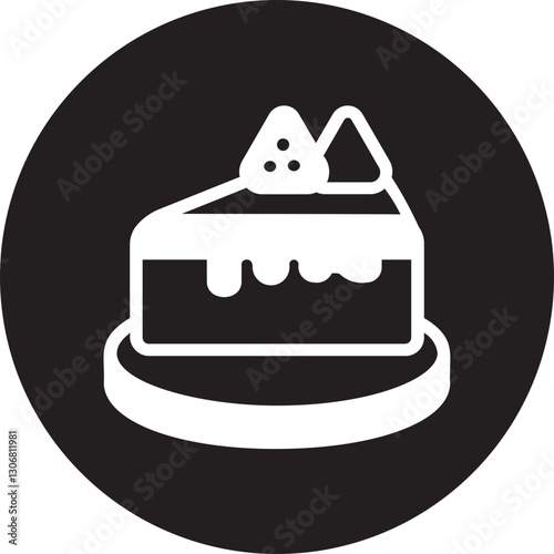 Piece Of Cake glyph icon