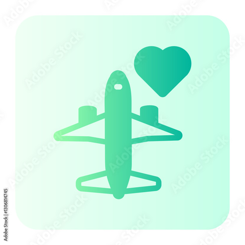 Honeymoon gradient icon