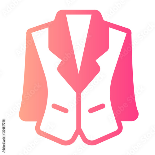 Wedding Suit gradient icon
