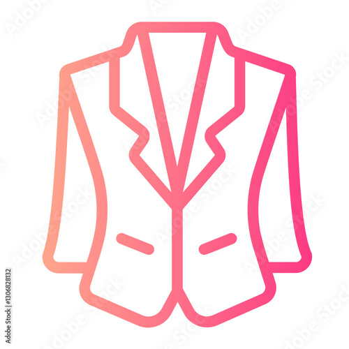 Wedding Suit gradient icon