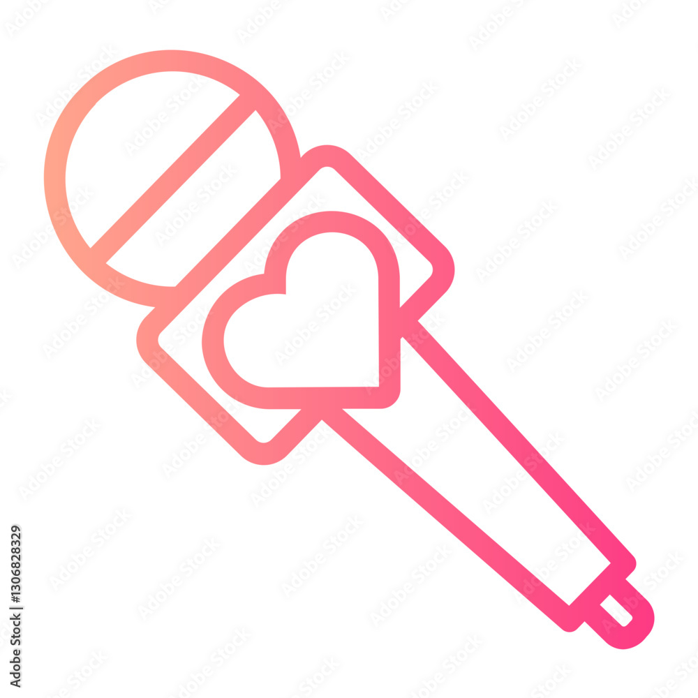 Microphone gradient icon Microphone gradient icon