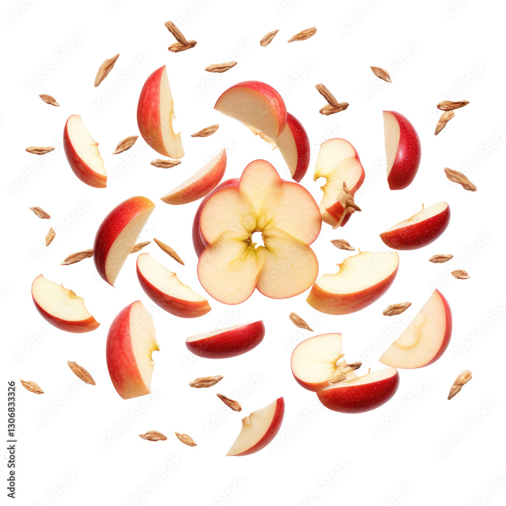 slices orange splashing on transparent background slices orange splashing on transparent background