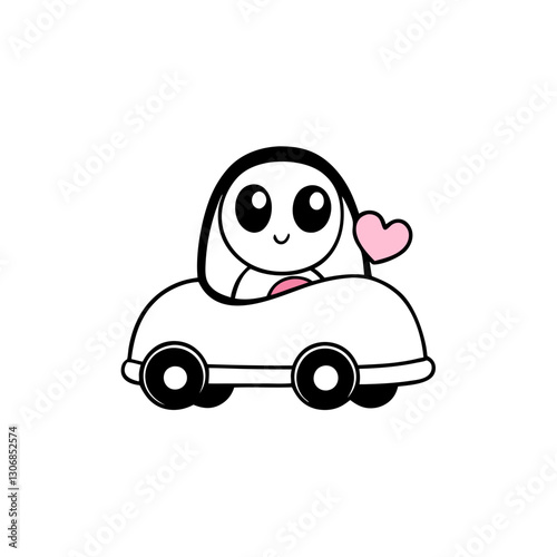 funny cartoon car