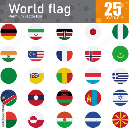 World Flags Icon Set – Vector Illustration Free Download World Flags Icon Set – Vector Illustration - GFXLoad