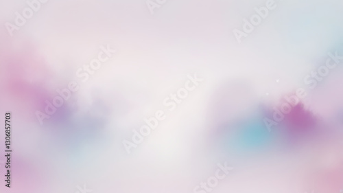 Dreamy pastel abstract background with soft watercolor gradient in pink, purple, and blue hues, creating a calming ethereal atmosphere for design, presentations, and creative digital projects