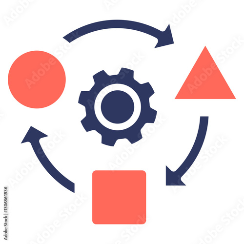 Adaptation glyph color icon