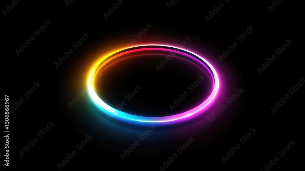 Abstract neon light glowing in a dark background, with a futuristic and vibrant gradient, perfect for modern design and copy space. Abstract neon light glowing in a dark background, with a futuristic and vibrant gradient, perfect for modern design and copy space.