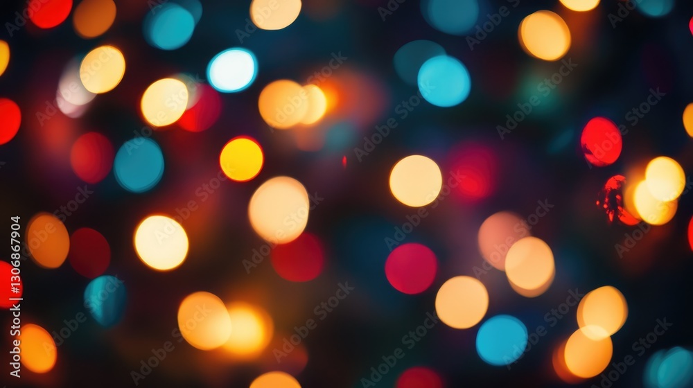 A beautiful blur of Christmas lights glowing in various colors, forming soft bokeh with plenty of space for a festive message. A beautiful blur of Christmas lights glowing in various colors, forming soft bokeh with plenty of space for a festive message.