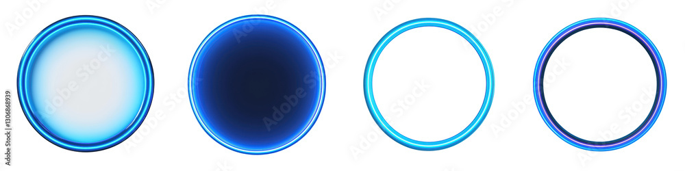 Elegant and minimalist abstract background with various geometric shapes and circles in a beautiful blue gradient color palette This clean Elegant and minimalist abstract background with various geometric shapes and circles in a beautiful blue gradient color palette This clean