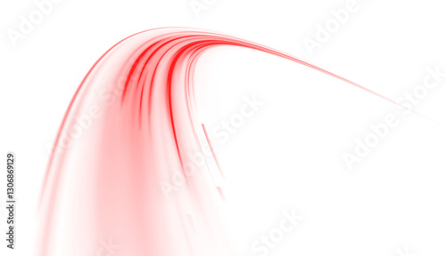 Sleek and Vibrant Red Motion Blur Effect, Capturing the Essence of Acceleration, Energy, and a Modern, High-Tech Aesthetic