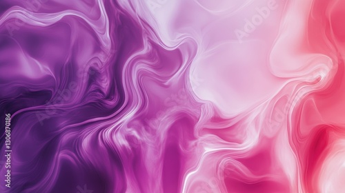 Purple and pink swirl of paint with a pink and white swirl in the middle