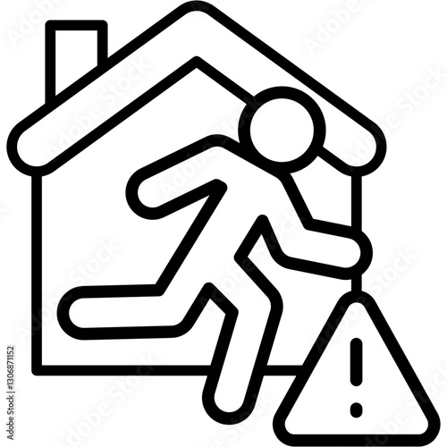 Emergency Response line icon
