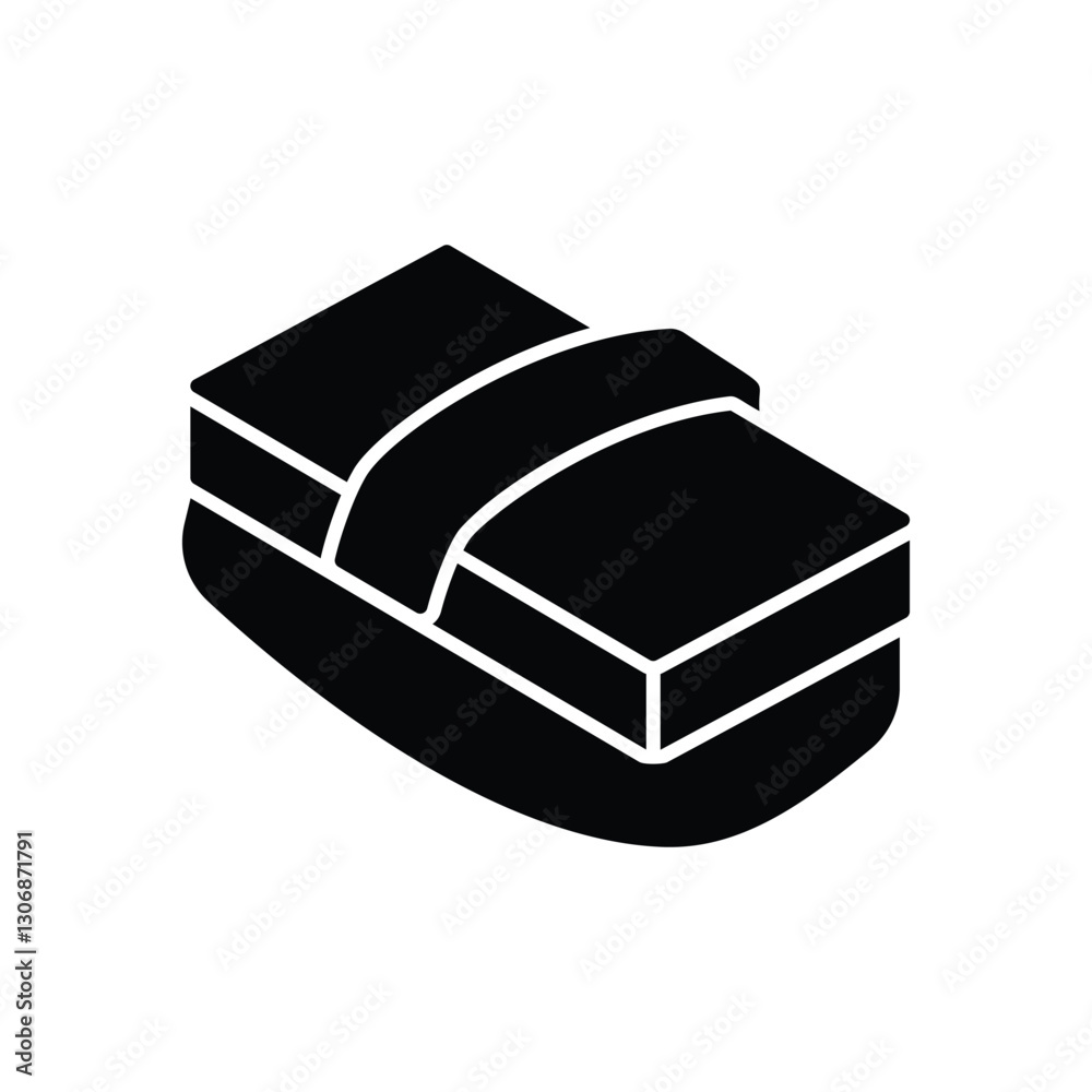 Chalkboard Eraser Icon vector stock illustration Chalkboard Eraser Icon vector stock illustration