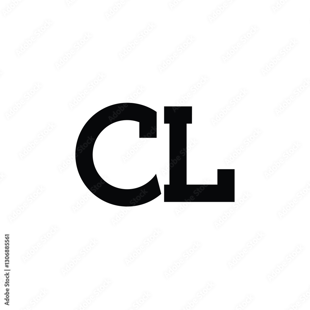 CL monogram logo design letter text name symbol monochrome logotype alphabet character simple logo CL monogram logo design letter text name symbol monochrome logotype alphabet character simple logo