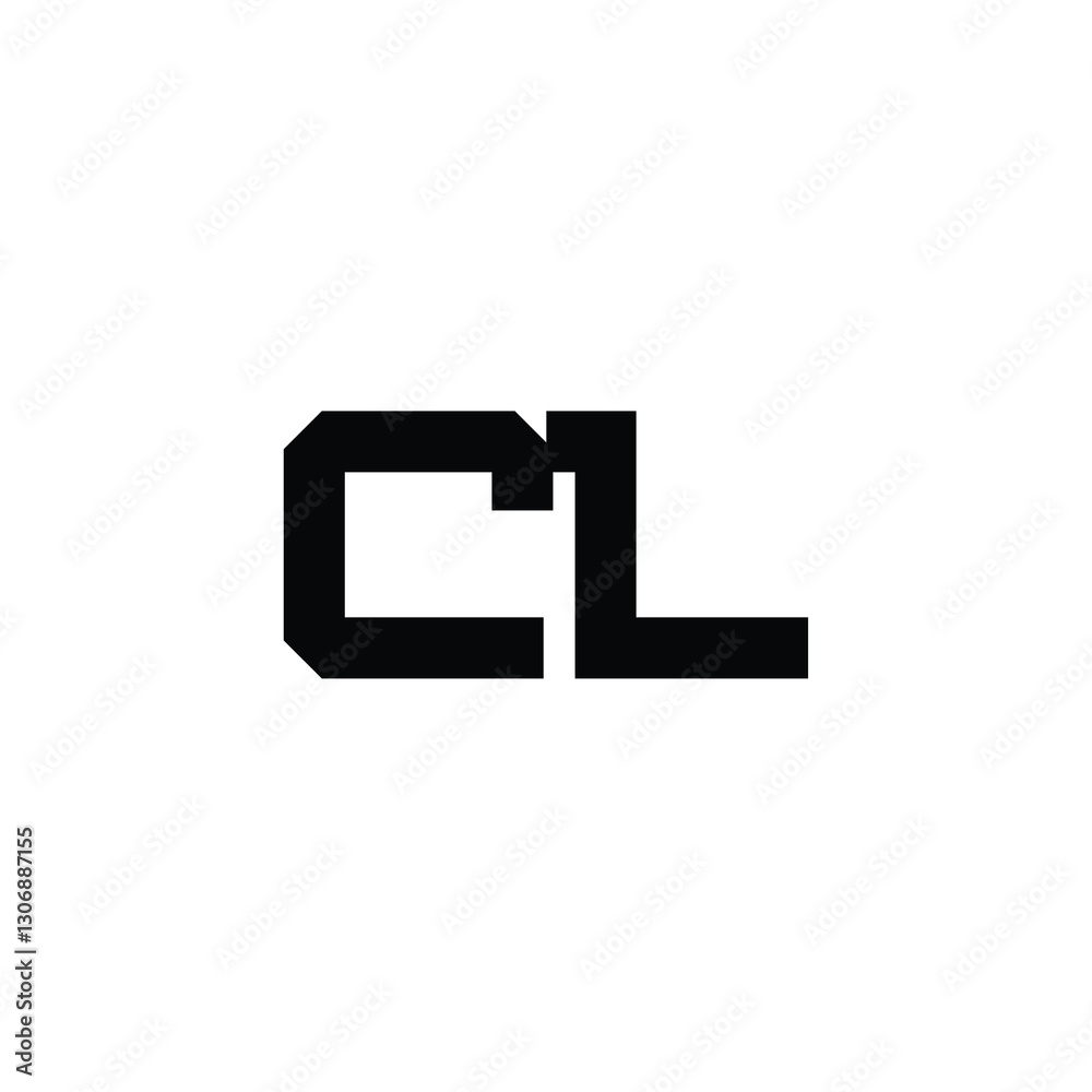 CL monogram logo design letter text name symbol monochrome logotype alphabet character simple logo CL monogram logo design letter text name symbol monochrome logotype alphabet character simple logo