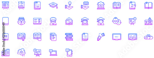 Set of Education Process icons