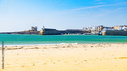 quiberon atlantic ocean french brittany coastline