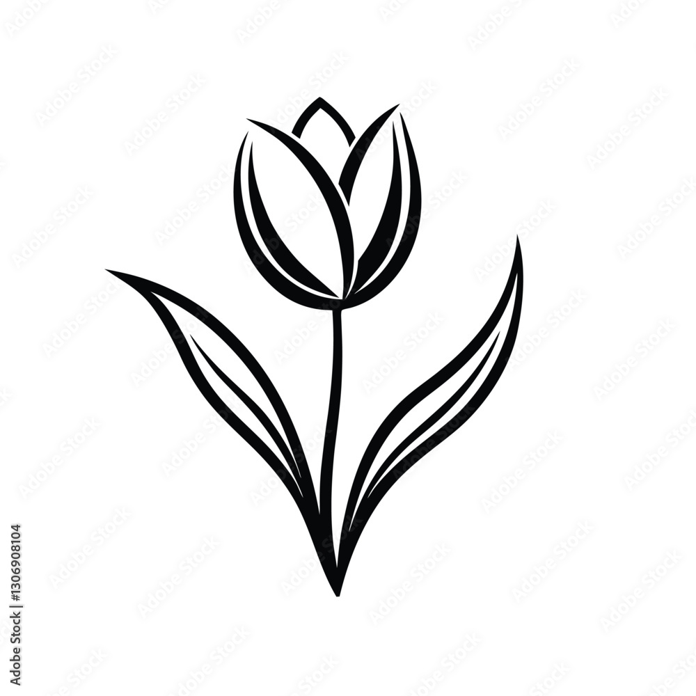 Obraz premium vector illustration of green leaf