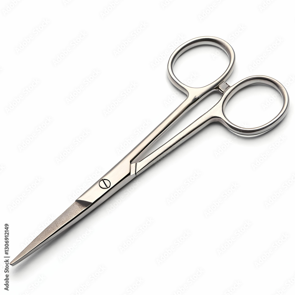 Obraz premium Surgical scissors are specialized instruments used by medical professionals for cutting tissues