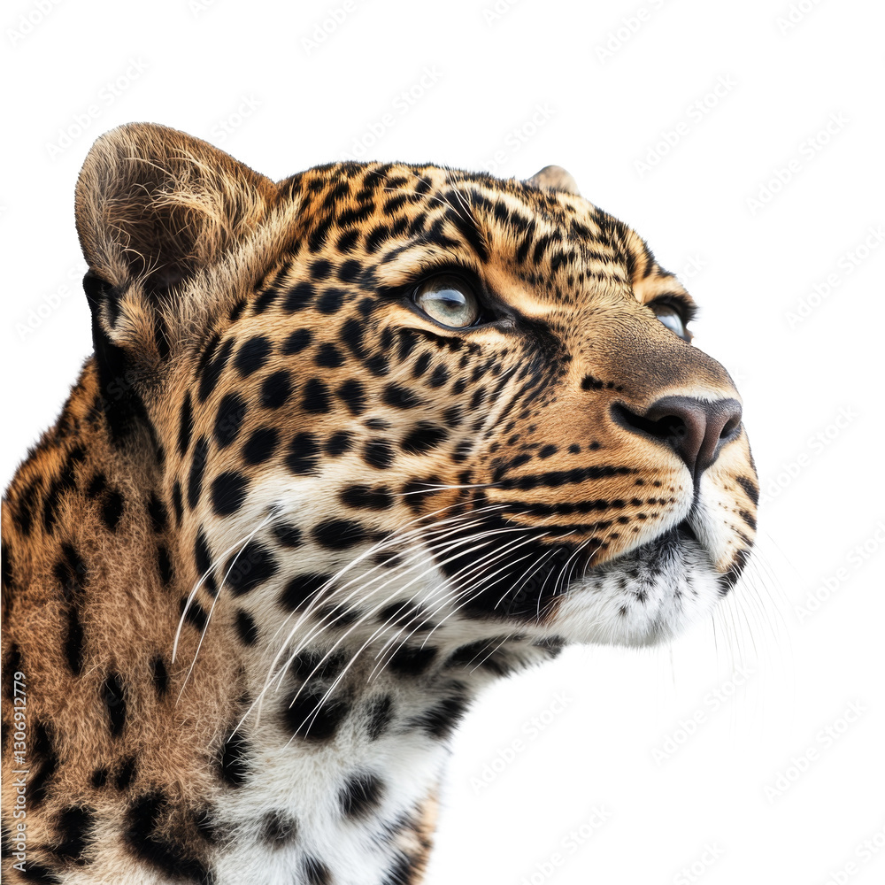 Obraz premium brown tiger isolated on white