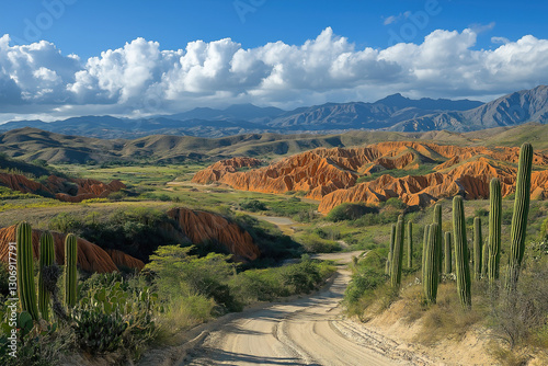A captivating landscape vie...