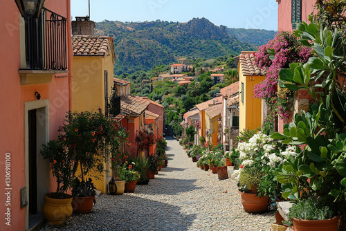 A charming street in Castel...