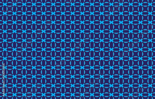 Textile design, wallpaper, and wrapping paper texture with an abstract weathered art deco trellis seamless background tile.