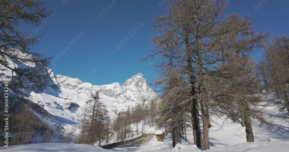 Snow in the mountains video clip. Snowy winter forest video. Snow in the mountains video clip. Snowy winter forest video.