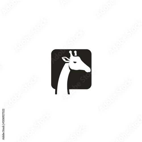 Giraffe Vector Logo Design