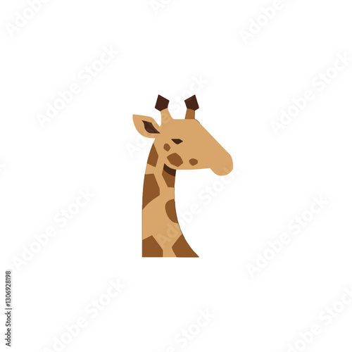 Giraffe Vector Logo Design
