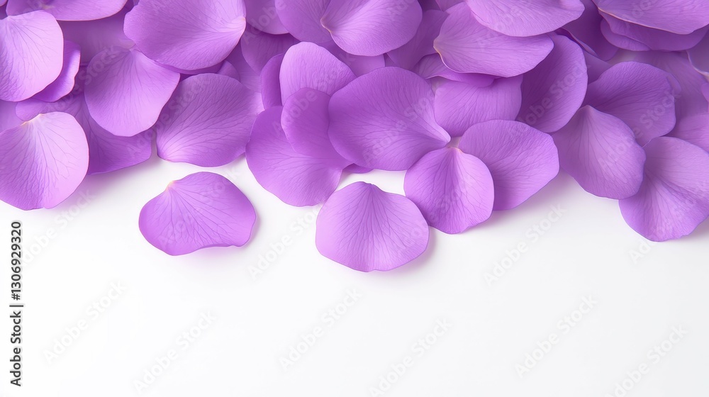 Obraz premium close-up of purple petals with soft lighting, natural and elegant,