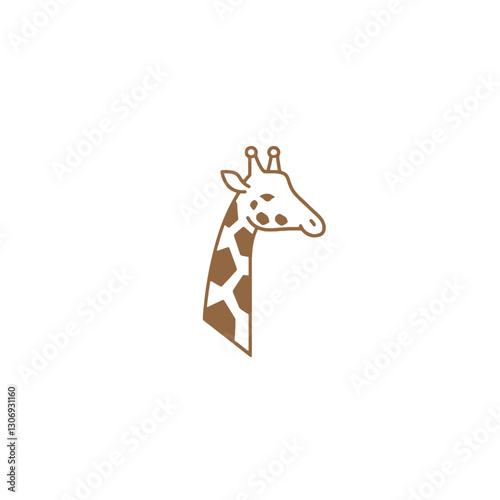 Giraffe Vector Logo Design